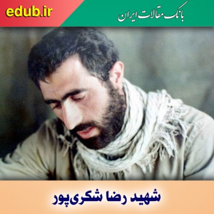 درباره شهید رضا شکری‌پور